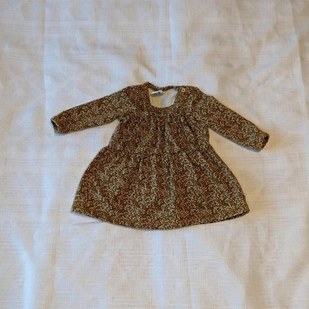 Musli Organic‎ Cotton Brown Floral Dress